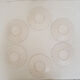 Set of 6 plates in slip "daisy"