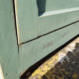 Armoire parisienne patine ancienne menthe