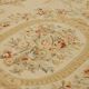 Handmade European Vintage Aubusson Kilim 275 cm x 354 cm