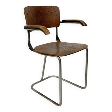 Vintage Plywood bauhaus style dining chair desk chair 50's Design