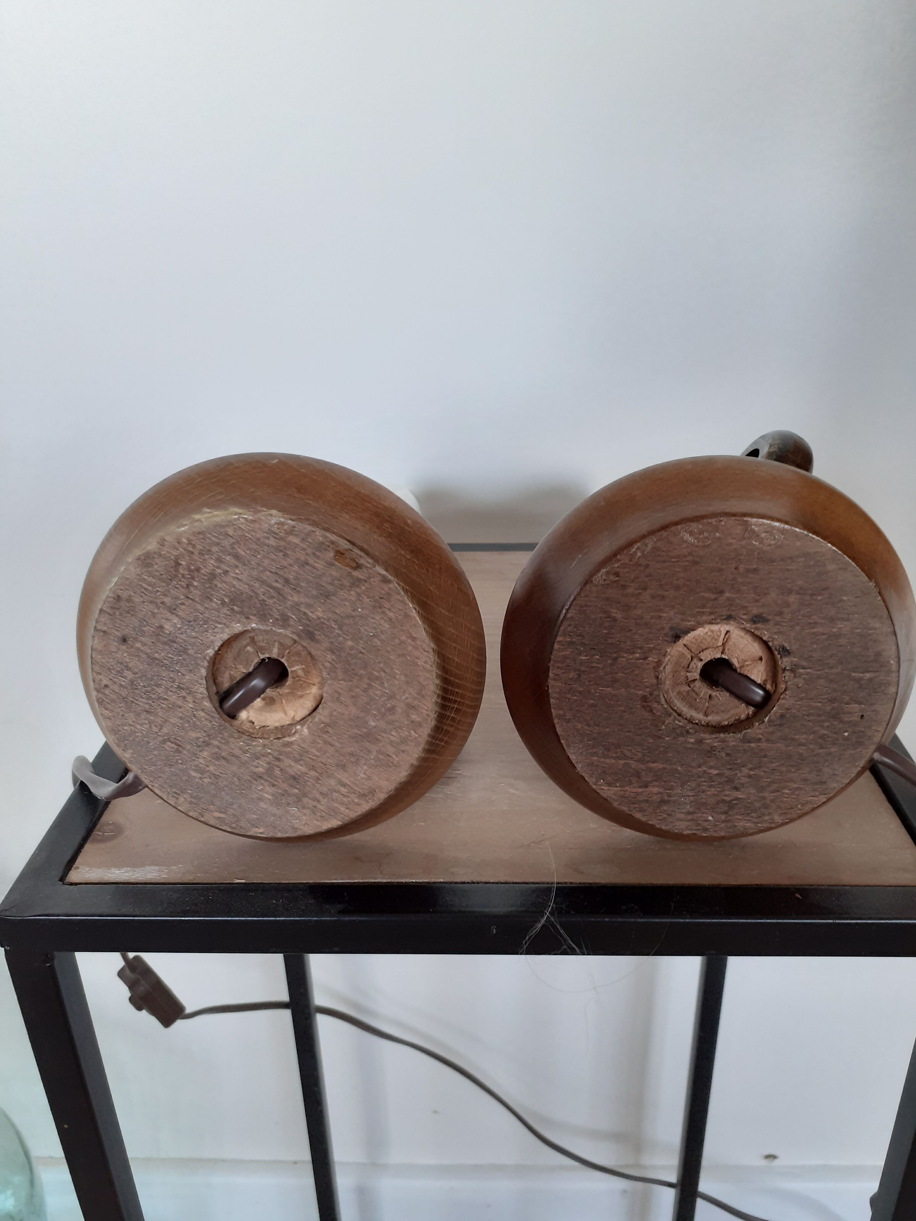 Pair of bedside lamps