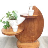 Half moon plant holder