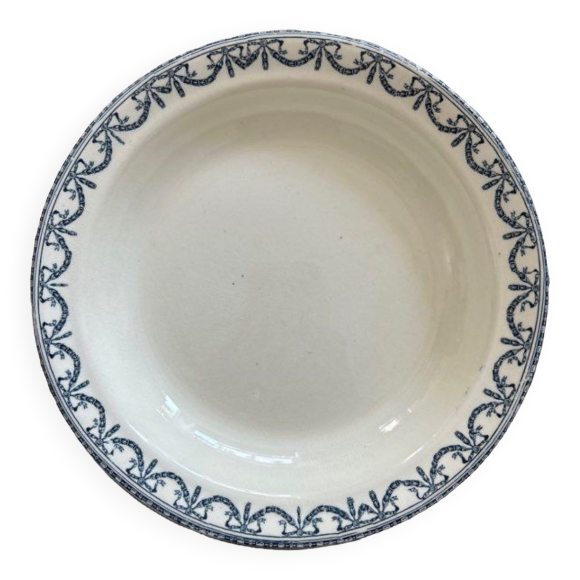 Deep dish / salad bowl Terre de Fer. Salins model Garlands