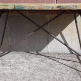 Folding workshop table