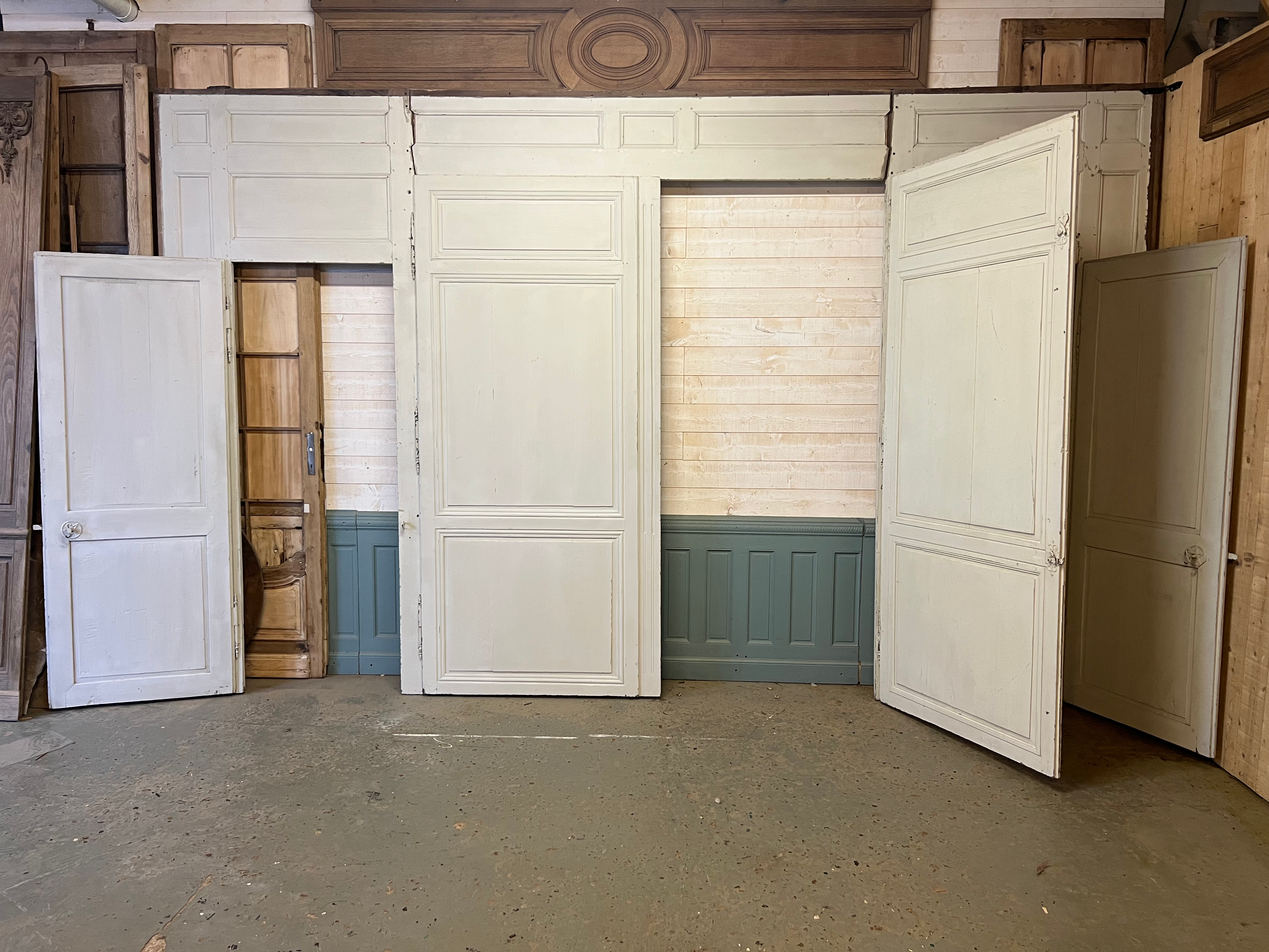 19th-century oak woodwork