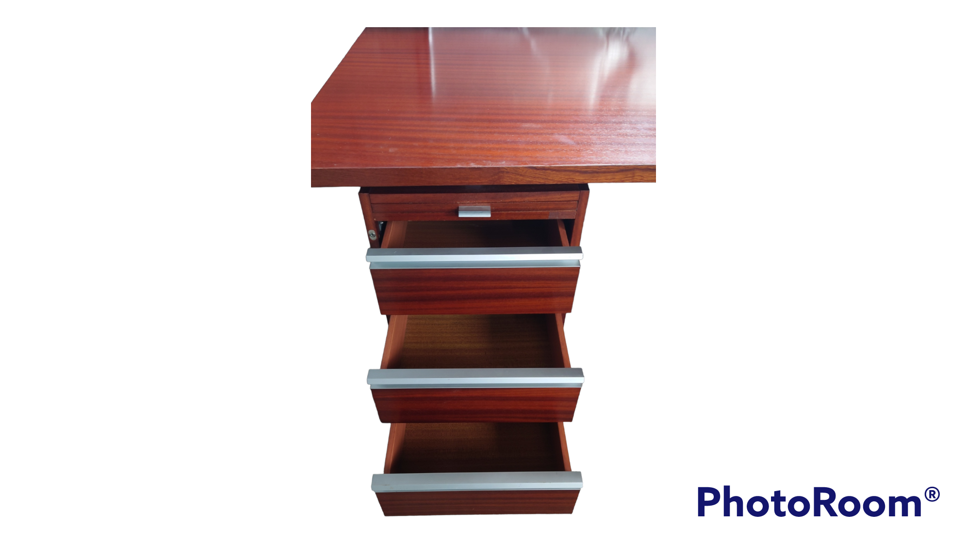 Desk 1960/1970 signed ciolino in accajou