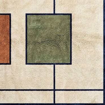 Traditional handmade Beni Ouarine rug 250cmx150cm