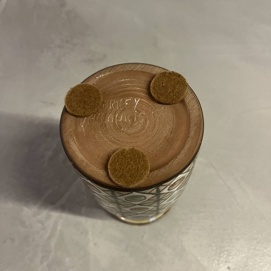 Ceramic vase from Malarmey with geometric patterns