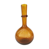 Biot blown glass vase signed