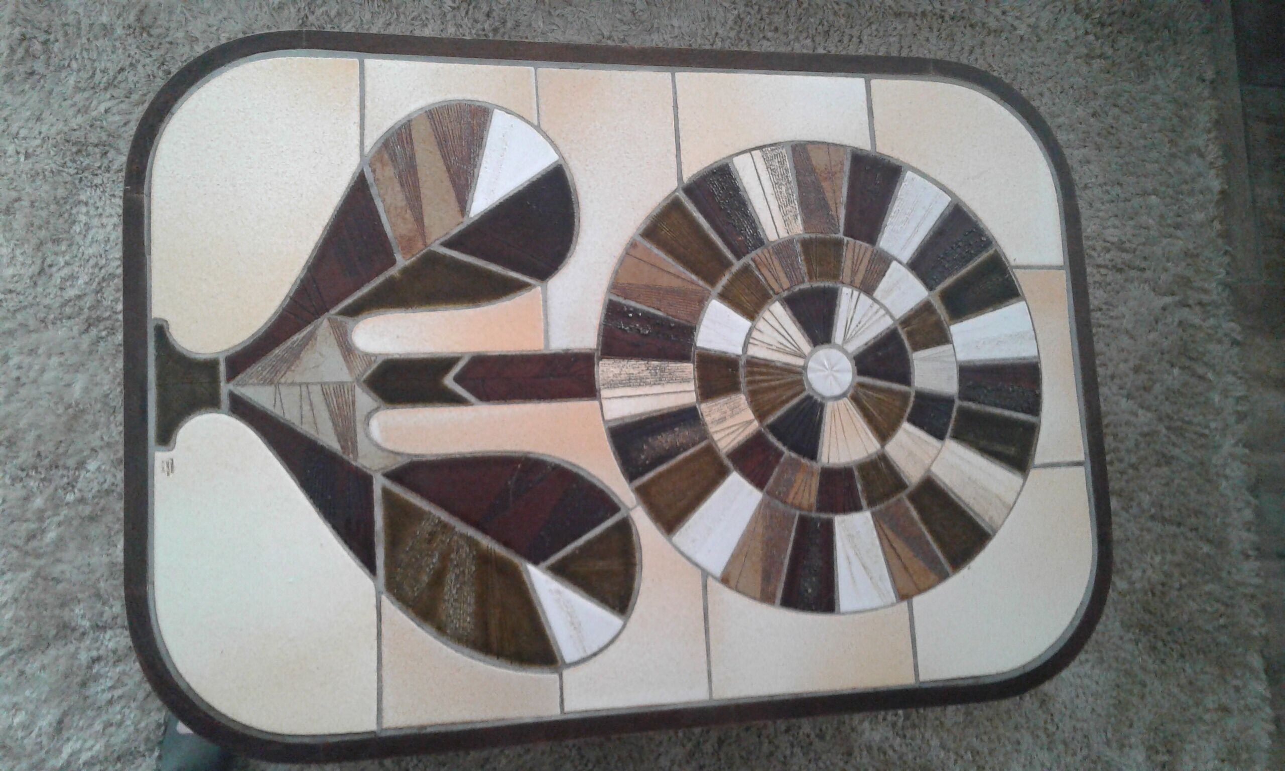 Roger Capron coffee table Shogun model vintage