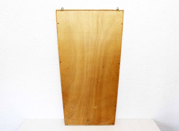 Miroir rétroviseur cadre en érable 82x45cm