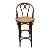Chaise ou tabouret de bar, bois courbé, made in Romania