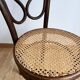Bistro chair with caning