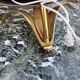 Pair of vintage bronze and antique metal wall lamps