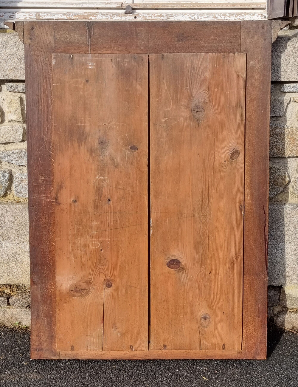 Large mirror Trumeau, wood, vintage, Henri II