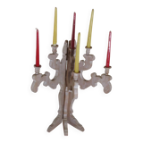 Wooden candlestick