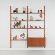 Teak modular shelving unit, Danish design, 1960s, made in Denmark