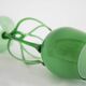Vintage artistic green vase from the mid-century, Poland, Europe, 1970s.