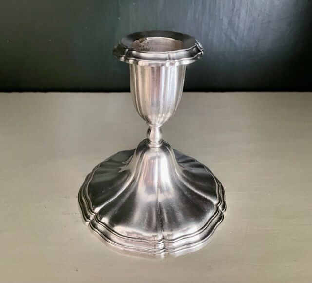 Silver metal wmf candle holder, 1900/1920