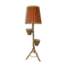 Floor lamp rattan 60s