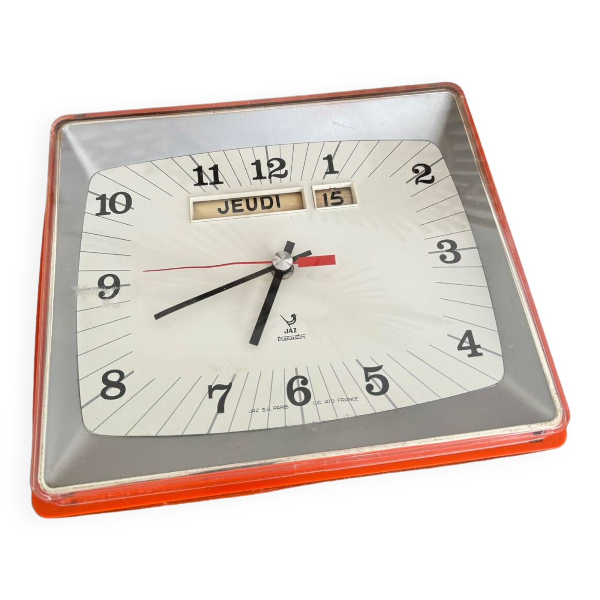 Jaz vintage orange transistor pendulum