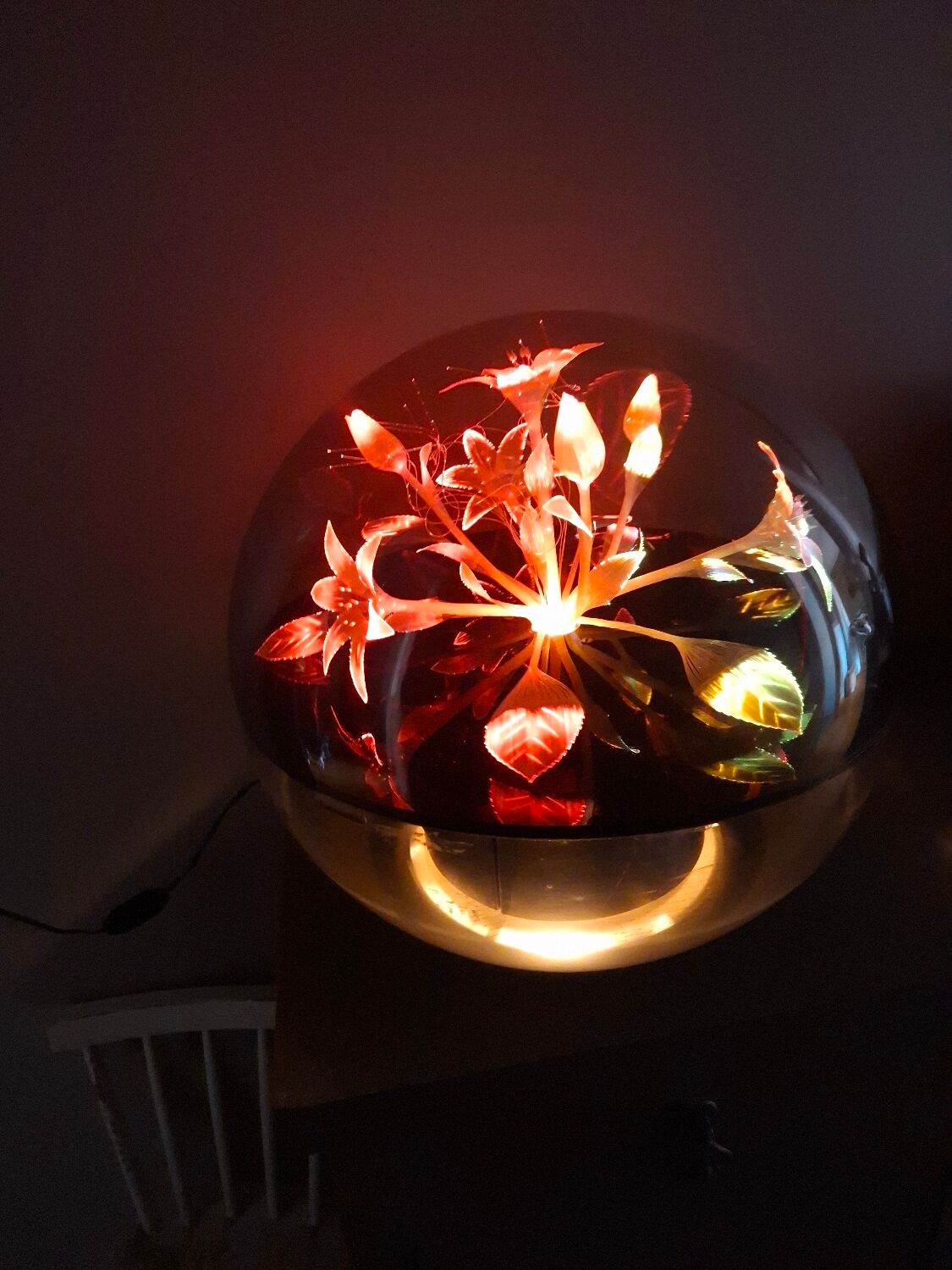 Vintage 1970s space age lamp