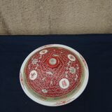Hollow round plar with Chinese earthenware lid
