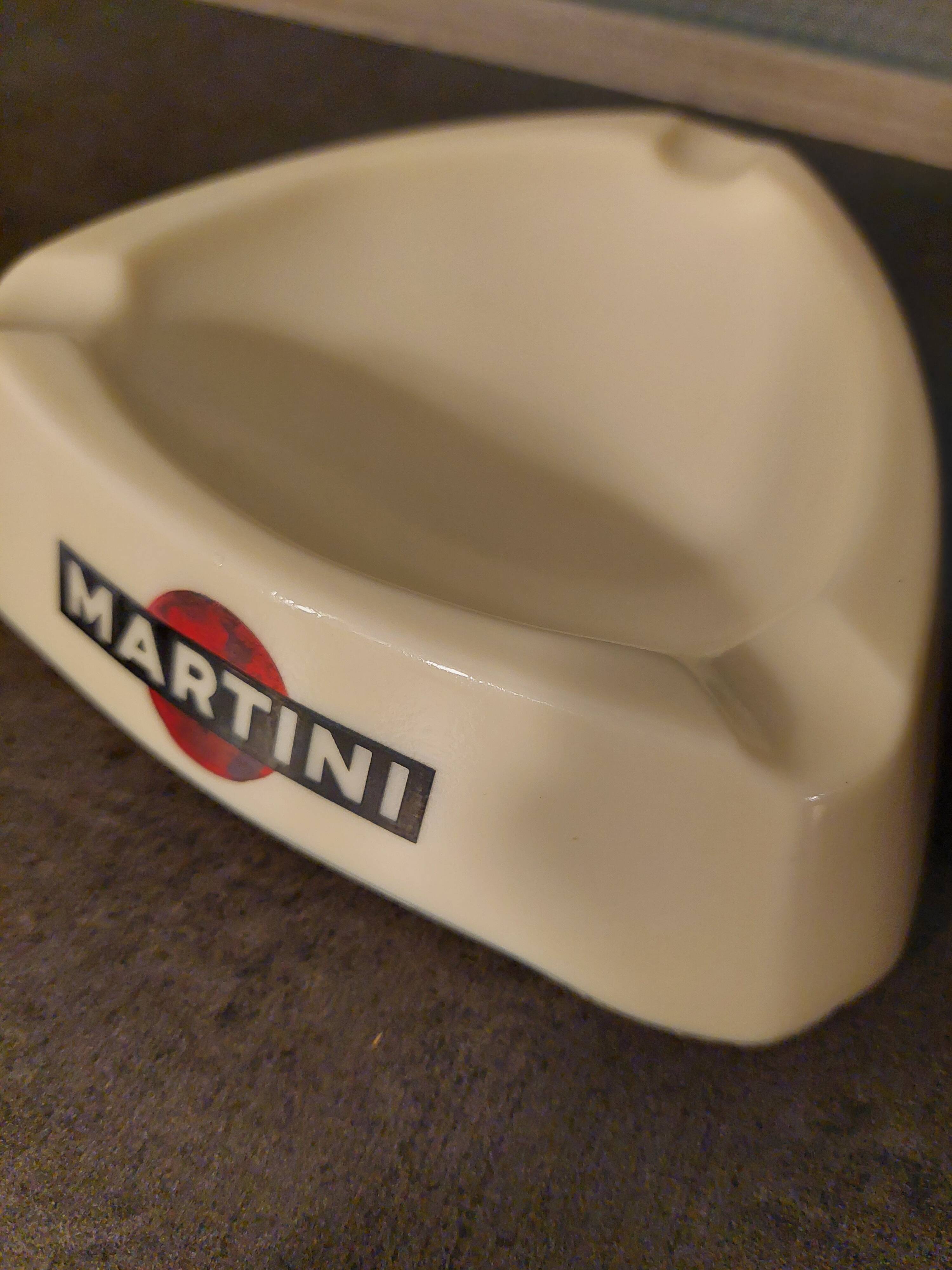Vintage Martini advertising ashtray
