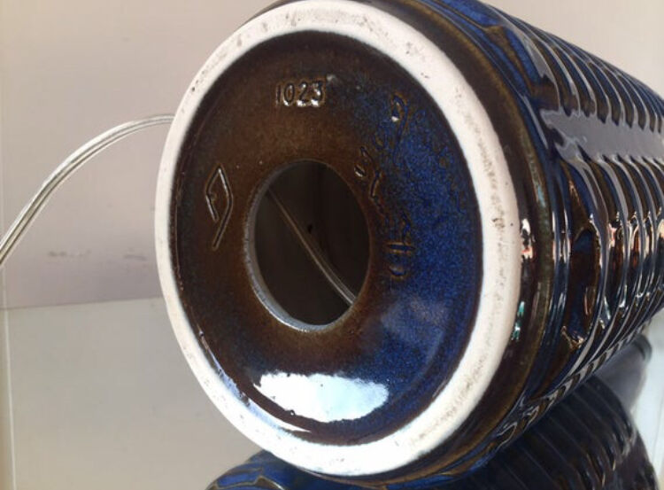 Stoneware lamp base by Einar Johansen 1960’s Denmark