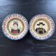 Paire d’assiettes Henriot Quimper