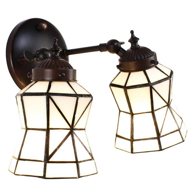Double Tiffany wall lamp