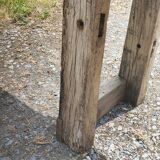 Old small 160 cm carpenter's workbench in solid oak