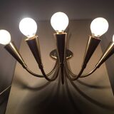 Brass wall light