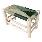 Handmade rope bench