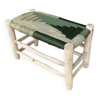 Handmade rope bench