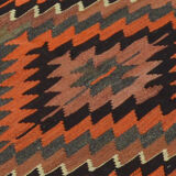 Anatolian handmade kilim rug 342 cm x 117 cm