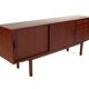 Vintage Scandinavian teak sideboard with 5 drawers - Denmark, 1990s