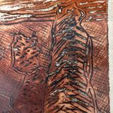 Serge Helias (1923-2007), relief engraving - artist's proof signed 1970