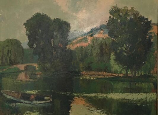 Pond landscape table