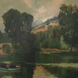 Pond landscape table