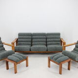 Living room oak set ,finland 1960