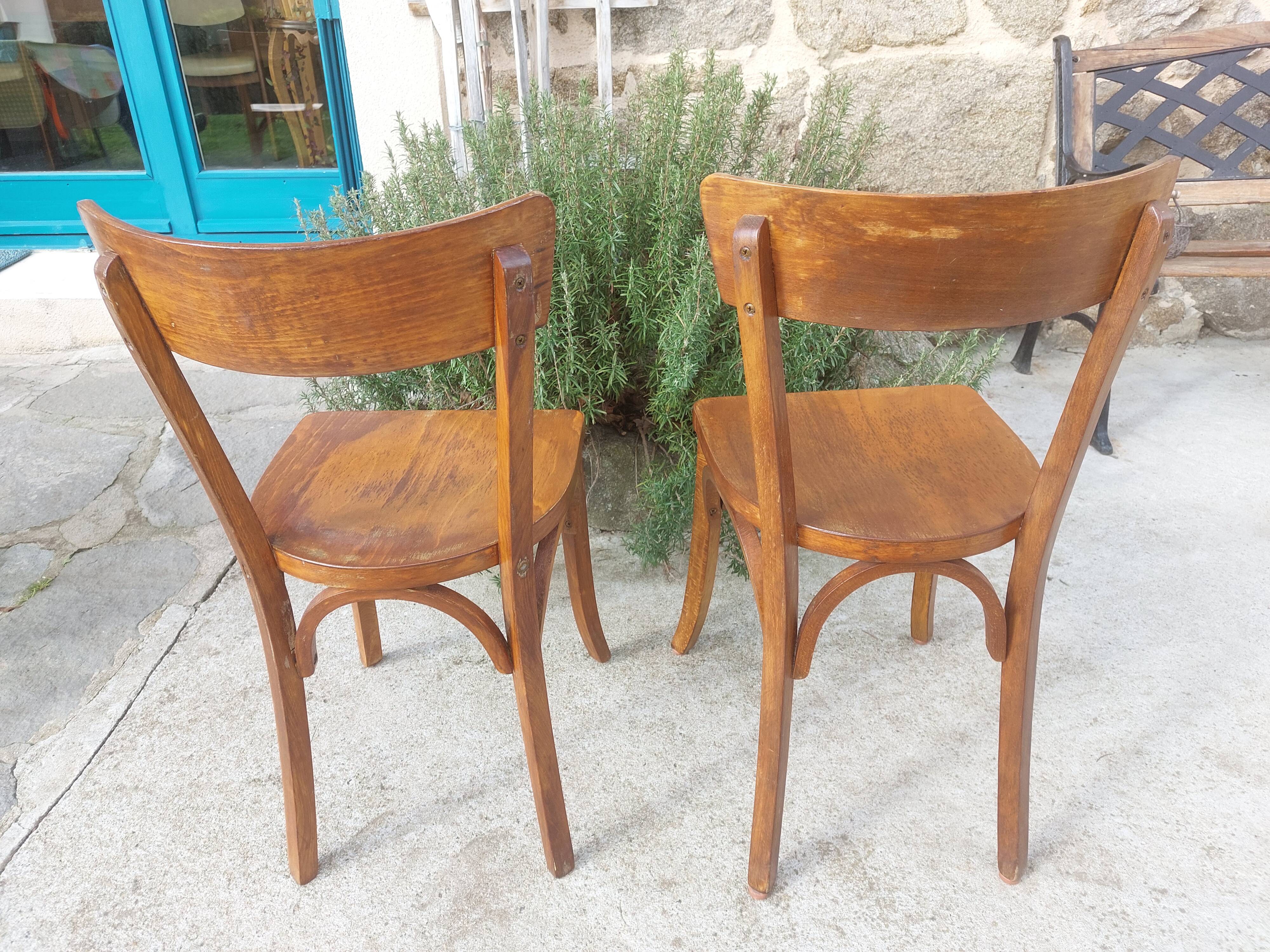 pair of Luterma bistro chairs, dark shade