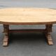 Oval farmhouse table