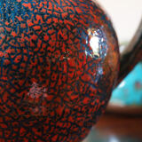 Ceramic pitcher of the potters of Accolay multicolored