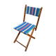 PRODUCT BHV - Folding chair wood and canvas 1960 vintage