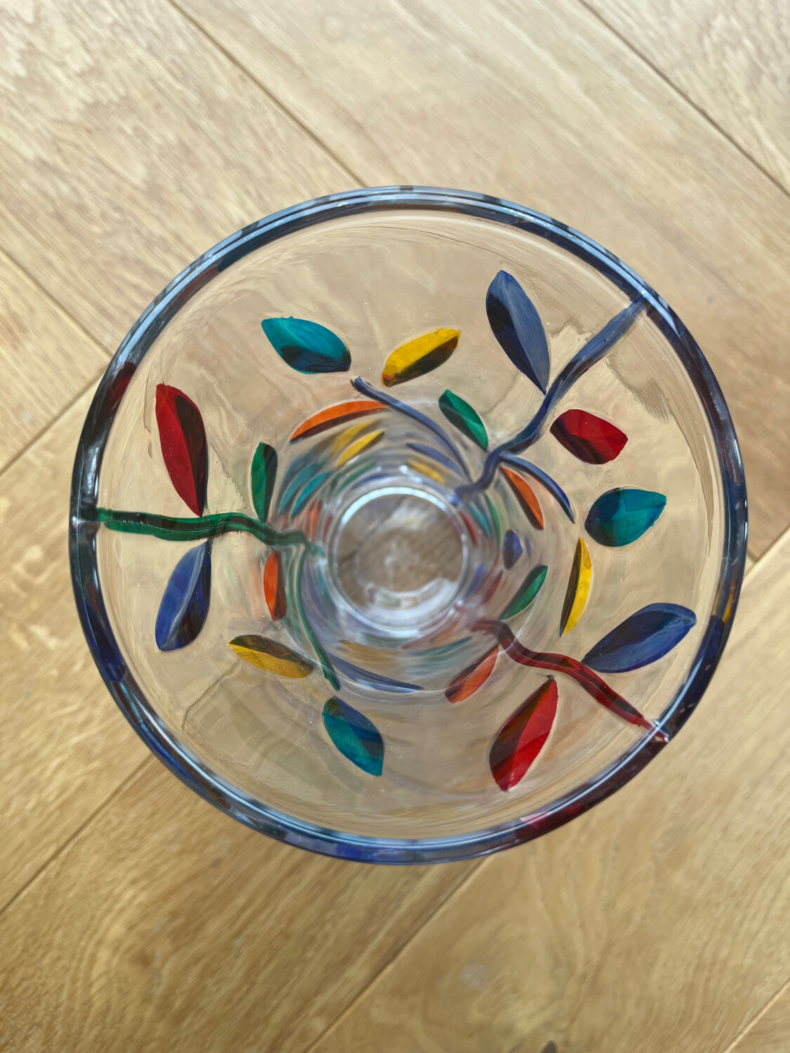 Murano glass vase signed CC Zecchin - Italian glass art