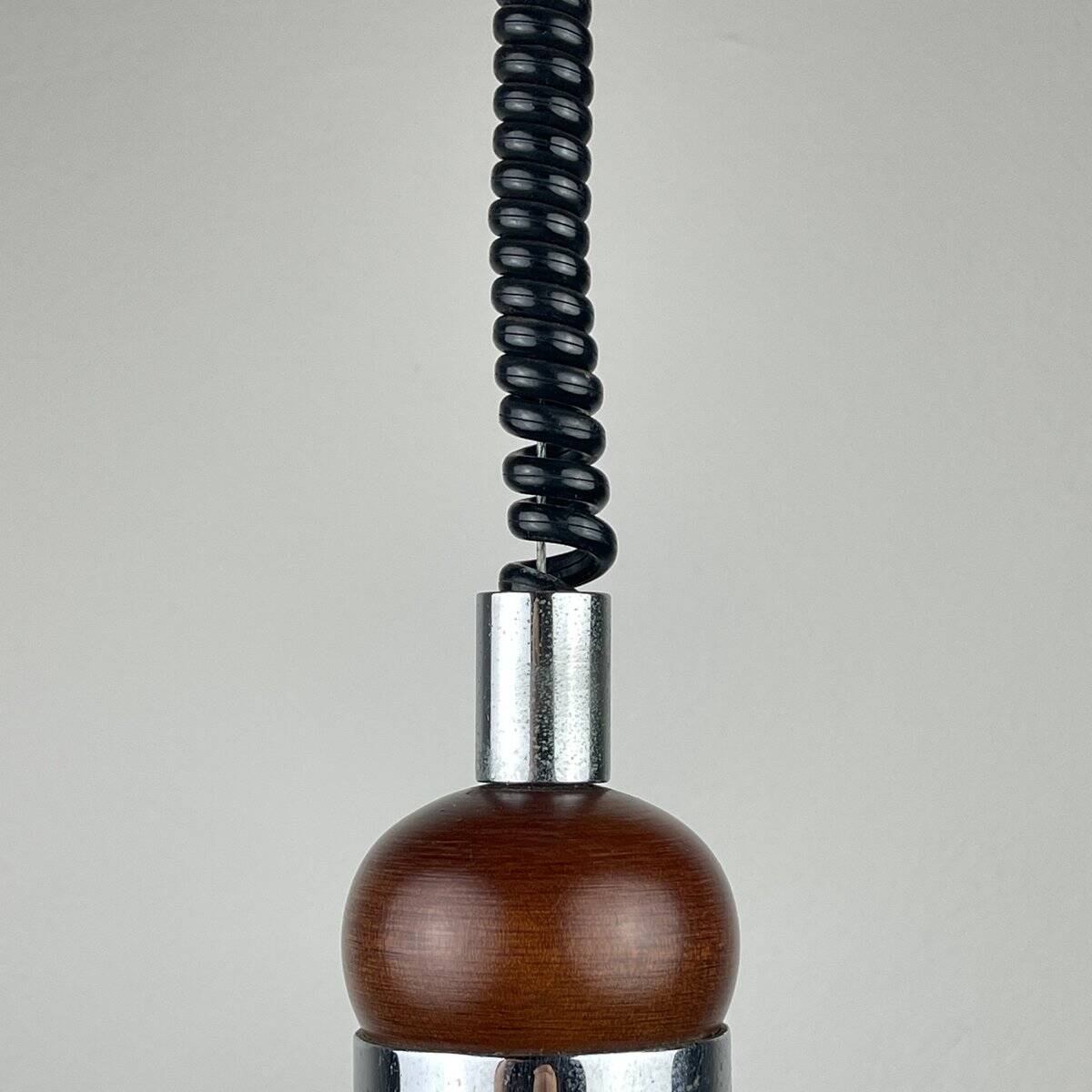 Large vintage swirling Murano glass pendant light, 1970s