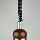 Large vintage swirling Murano glass pendant light, 1970s