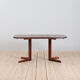 Skovby rosewood extendable table with 2 leaves, Denmark 1970s