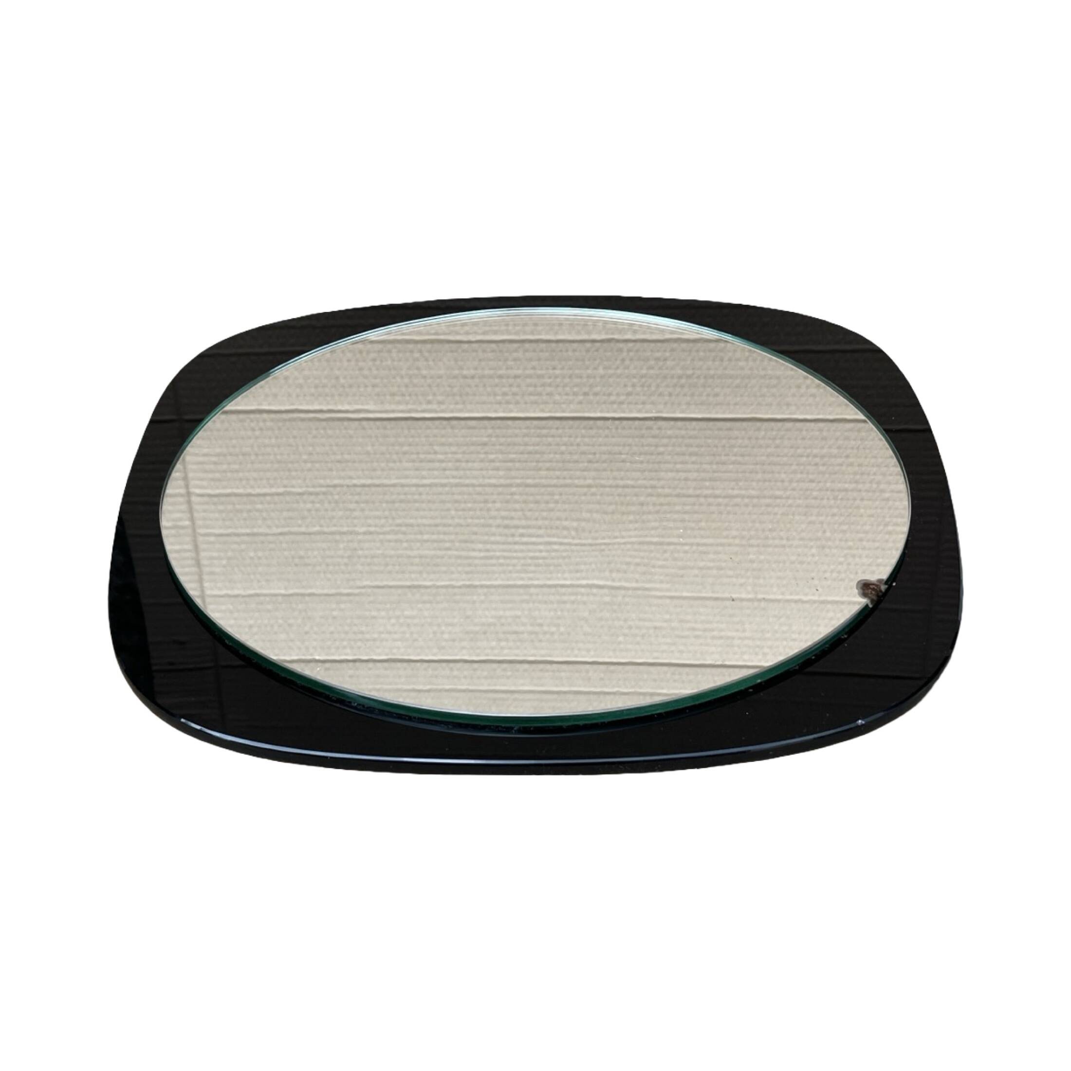 Miroir mural asymétrique Pologne années 1970